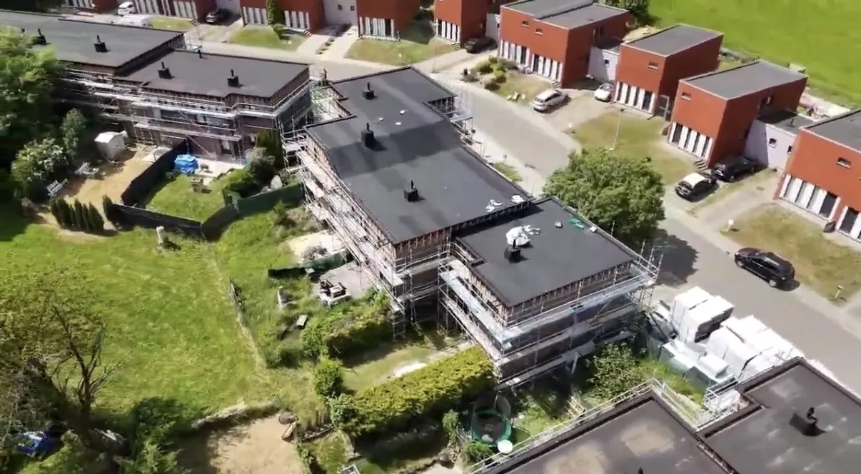 Dakproject in Binche