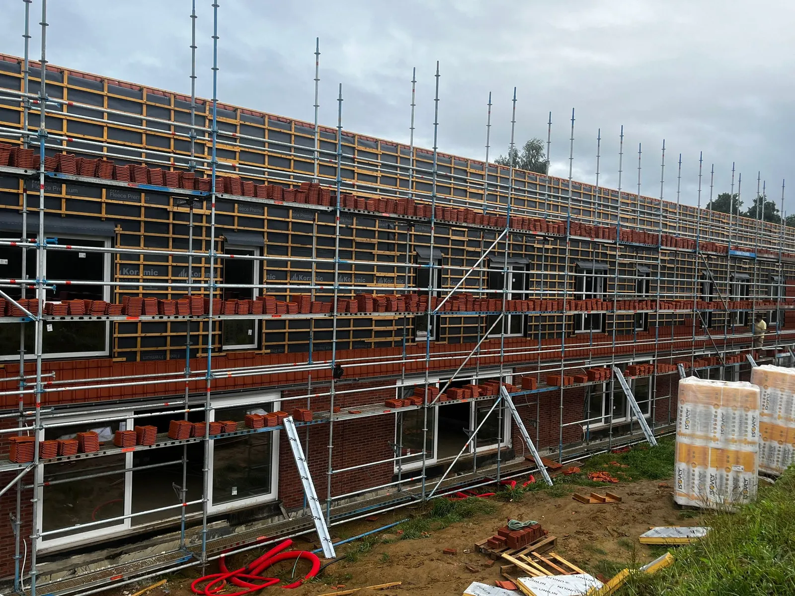 Dakproject in Courcelles